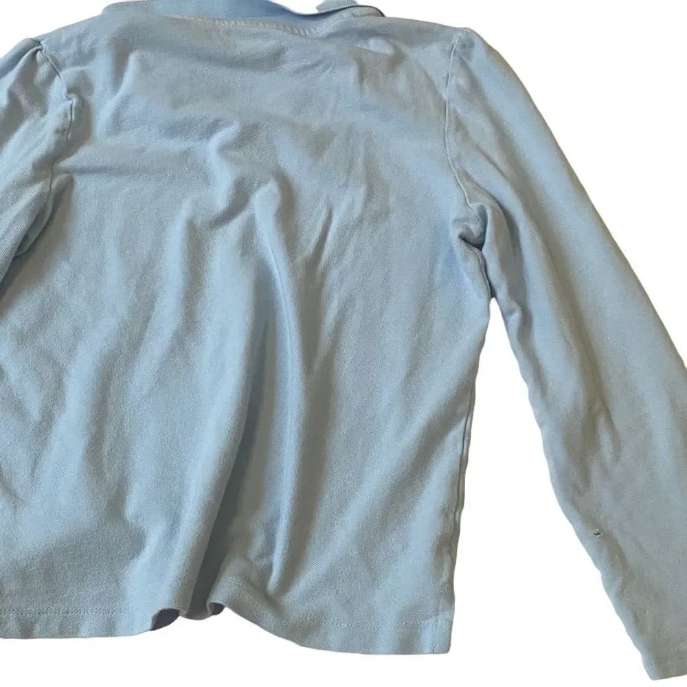 The Children’s Place Long Sleeve Polo Uniform Shirt with Flaws Little Girl Size